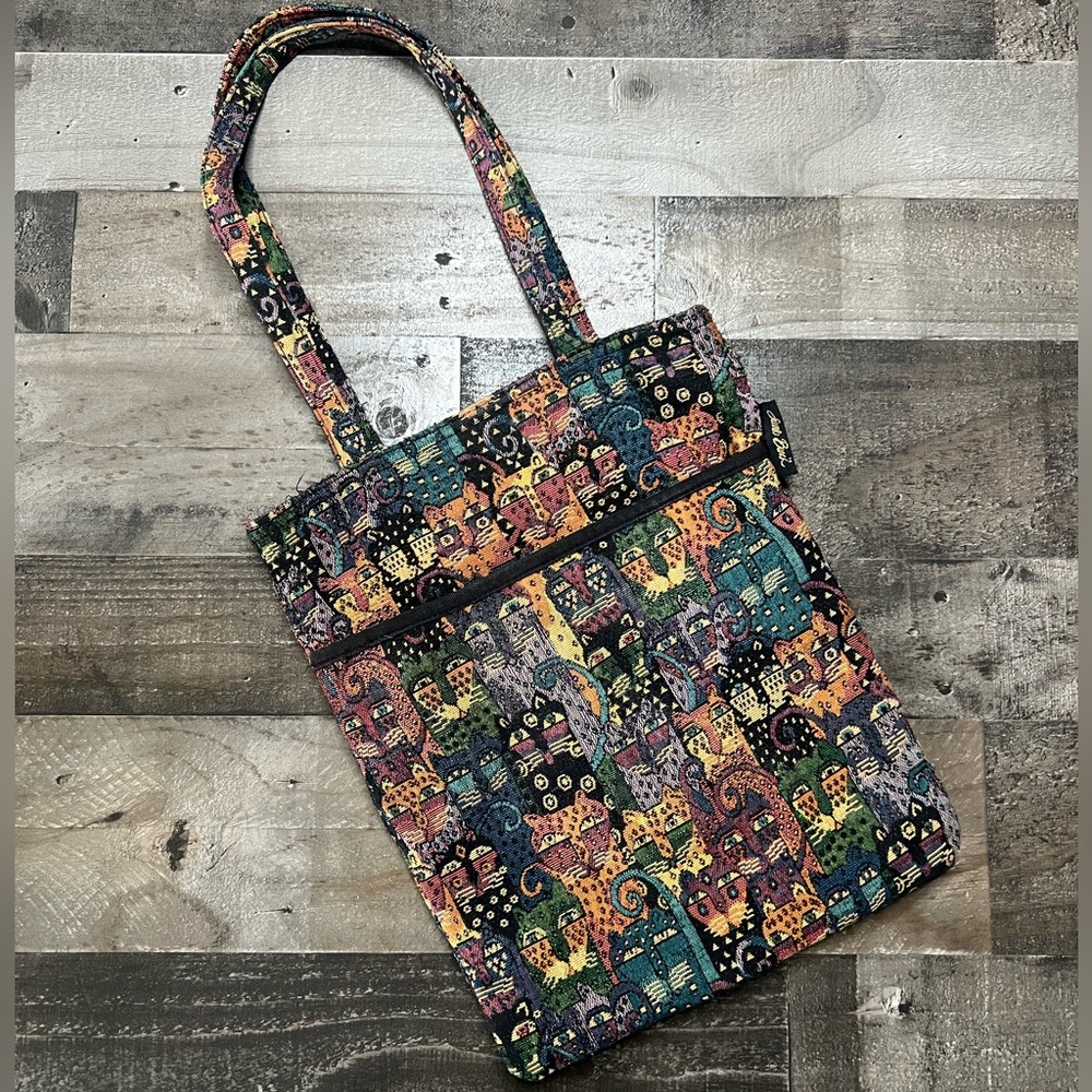 Laurel Burch cat tote